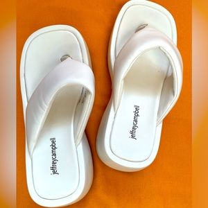 JeffreyCampbell Slippers Platform Wedges Flip Flops/Sandals 2023 Fashion US8,5